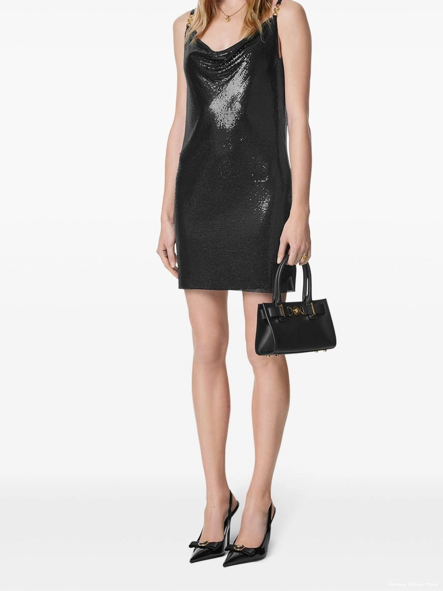 Affordable dress mini metal mesh Versace Women 0709